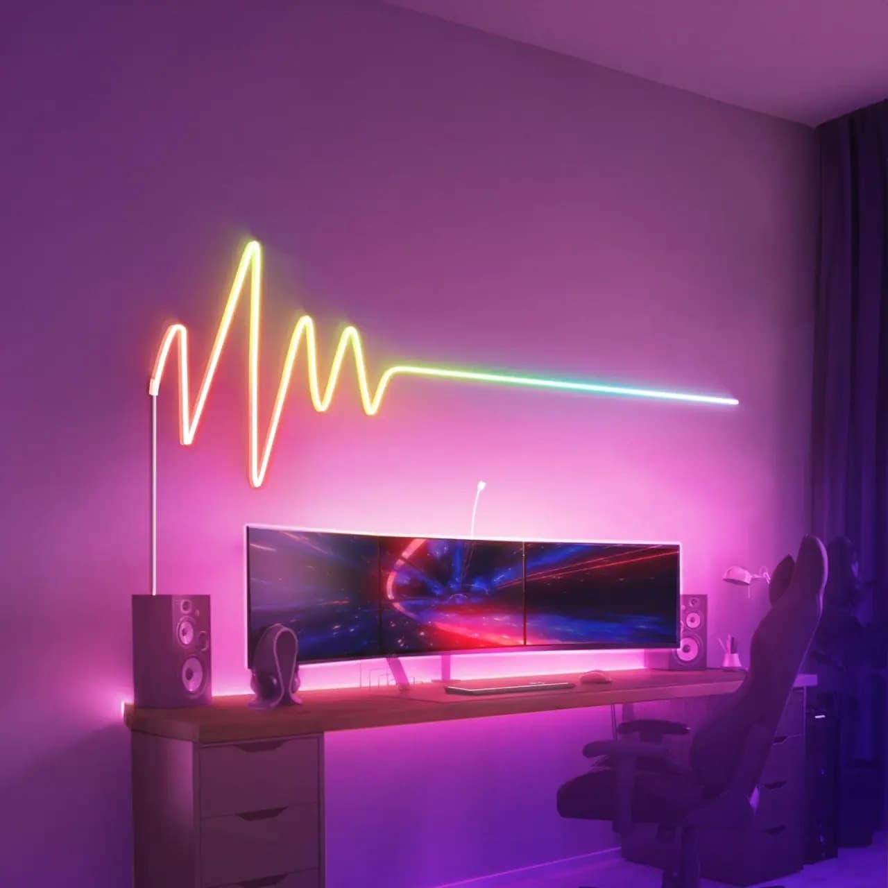 5M Waterproof Outdoor USB 5V RGB Neon Rope Light