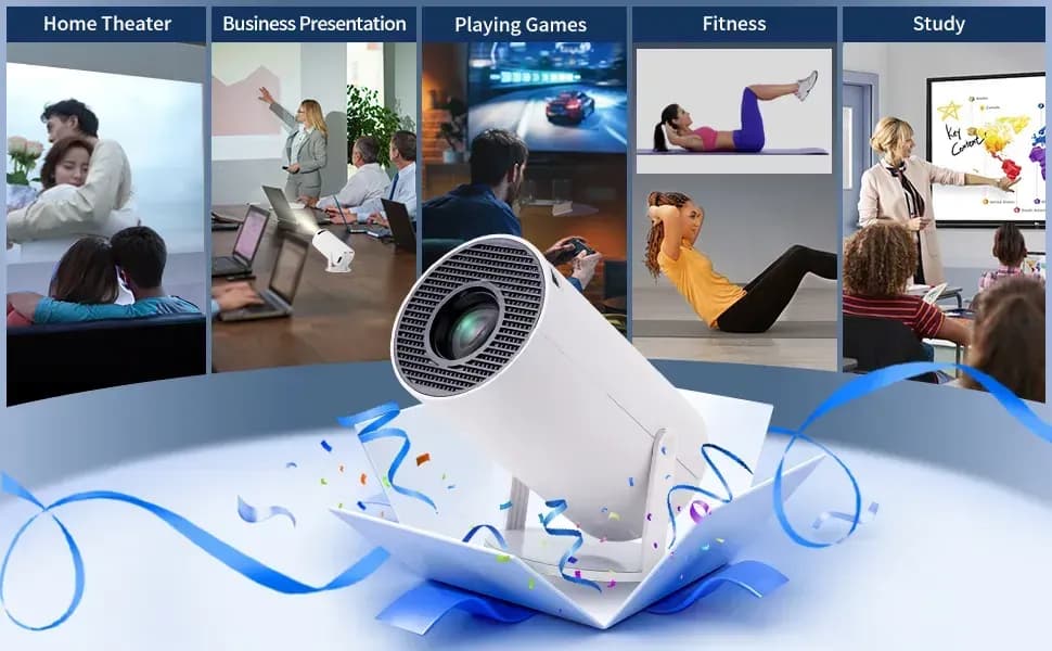 Android Smart Projector HY300 4K (ORIGINAL)